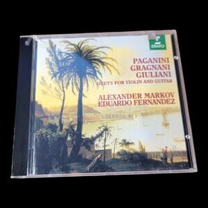 Erato Duets for Violin & Guitar Markov Fernandez Paganini Gragnani Giuliani CD